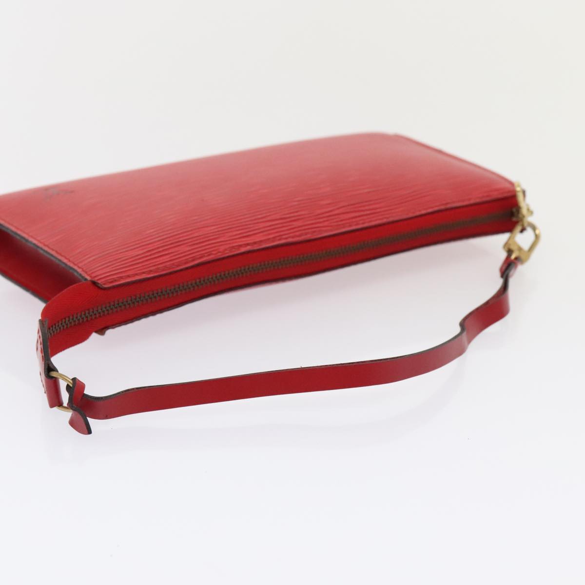 LOUIS VUITTON Epi Pochette Accessoires Accessory Pouch Red M52987 LV 88309