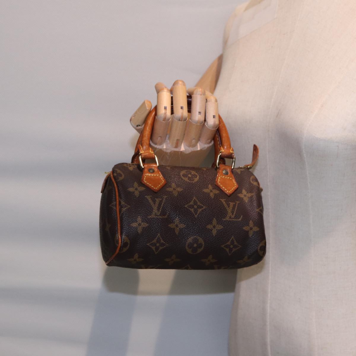 LOUIS VUITTON Monogram Mini Speedy Hand Bag M41534 LV 88317