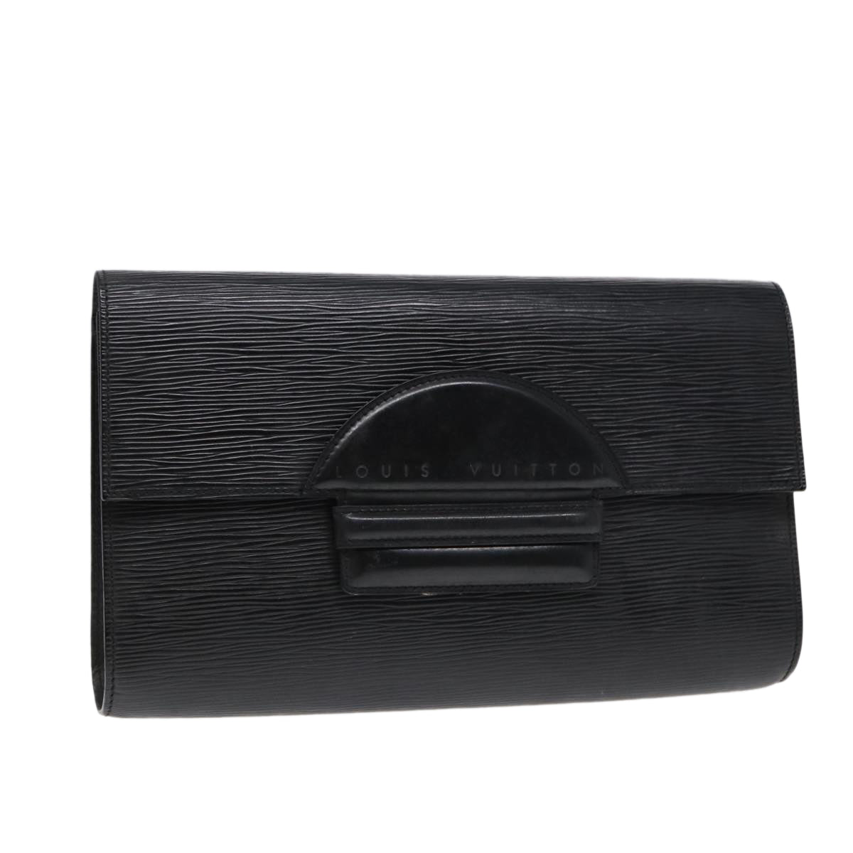 LOUIS VUITTON Epi Chaillot Clutch Bag Black M52542 LV 88321
