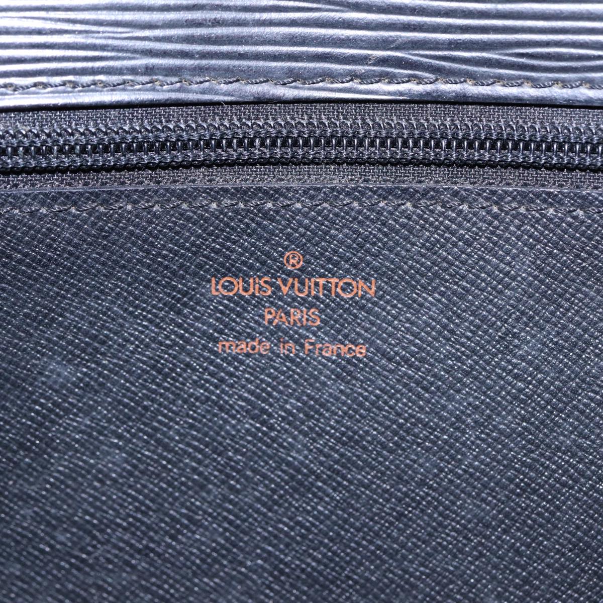 LOUIS VUITTON Epi Chaillot Clutch Bag Black M52542 LV 88321