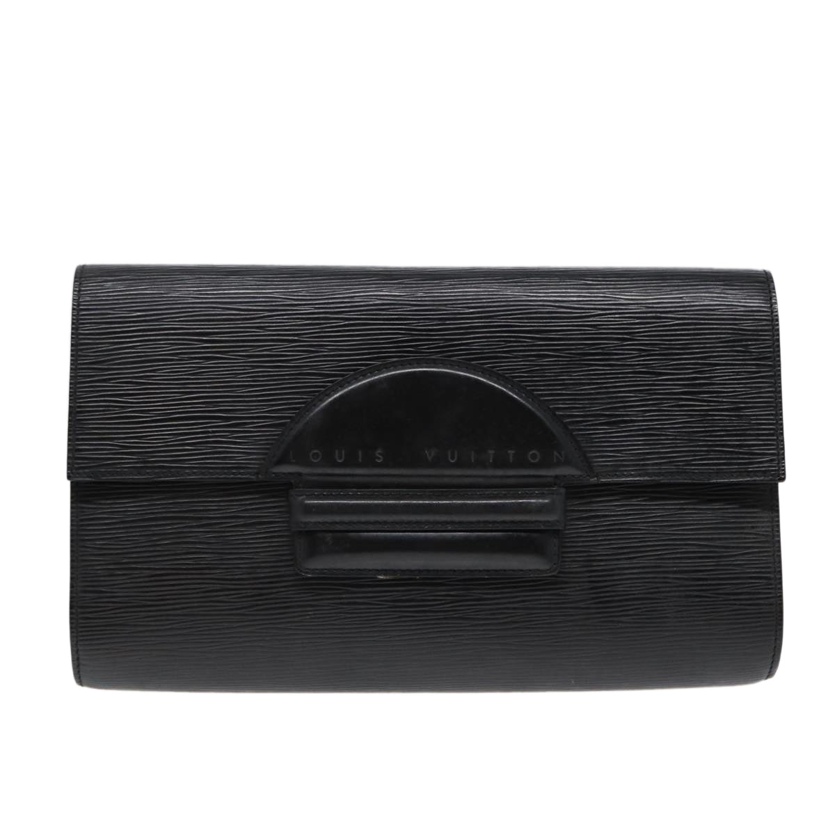 LOUIS VUITTON Epi Chaillot Clutch Bag Black M52542 LV 88321