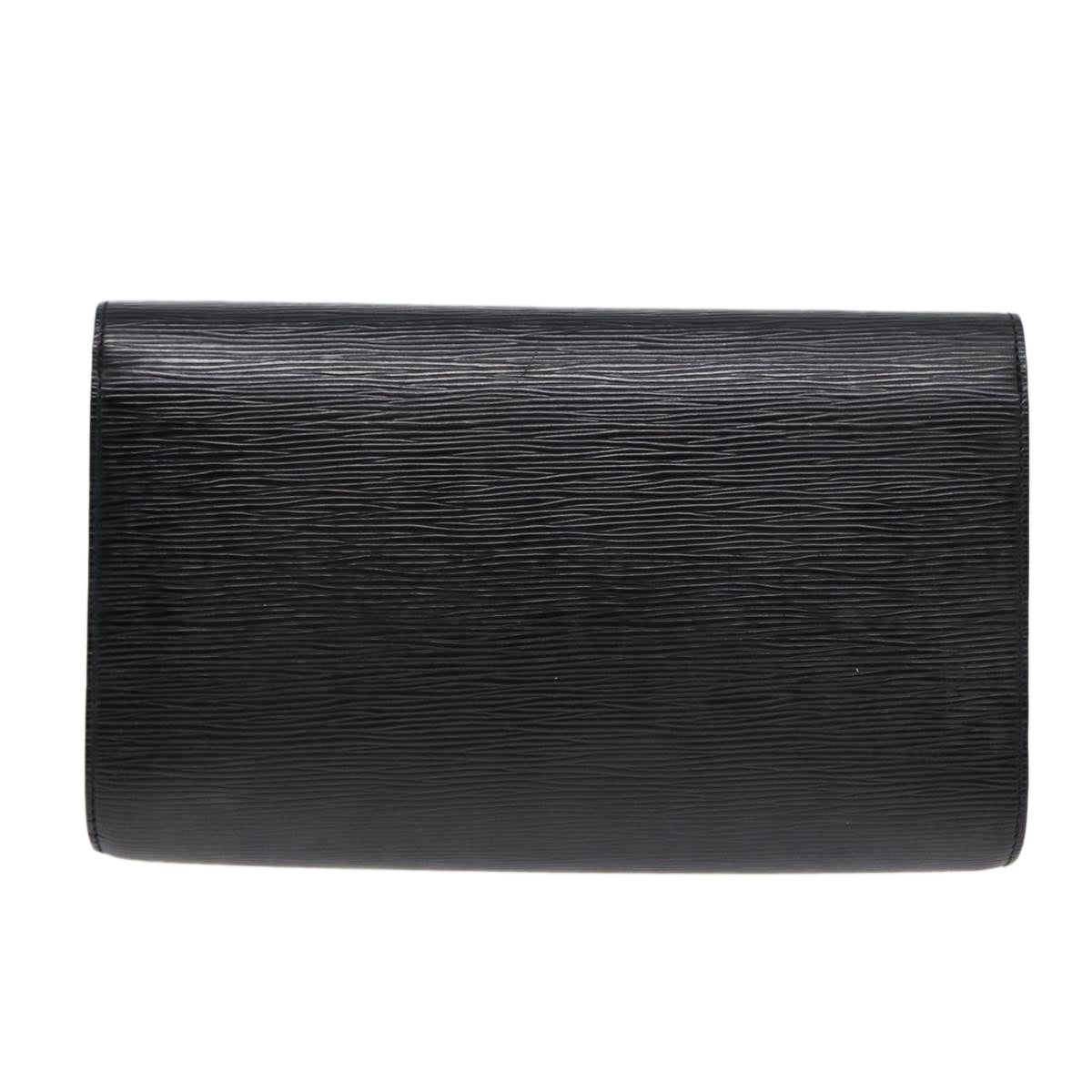 LOUIS VUITTON Epi Chaillot Clutch Bag Black M52542 LV 88321