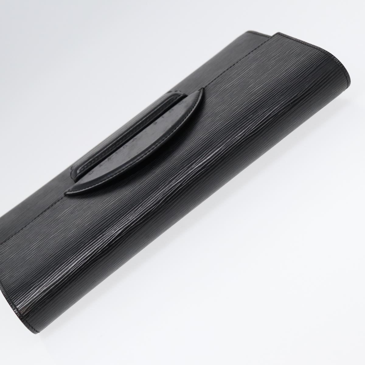 LOUIS VUITTON Epi Chaillot Clutch Bag Black M52542 LV 88321