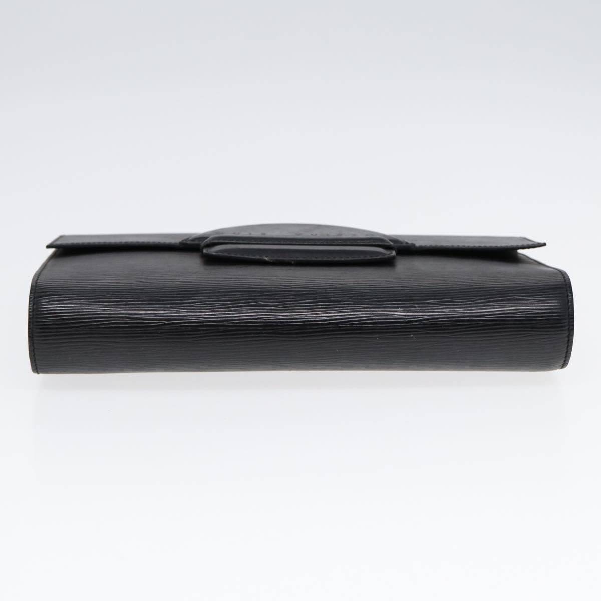 LOUIS VUITTON Epi Chaillot Clutch Bag Black M52542 LV 88321
