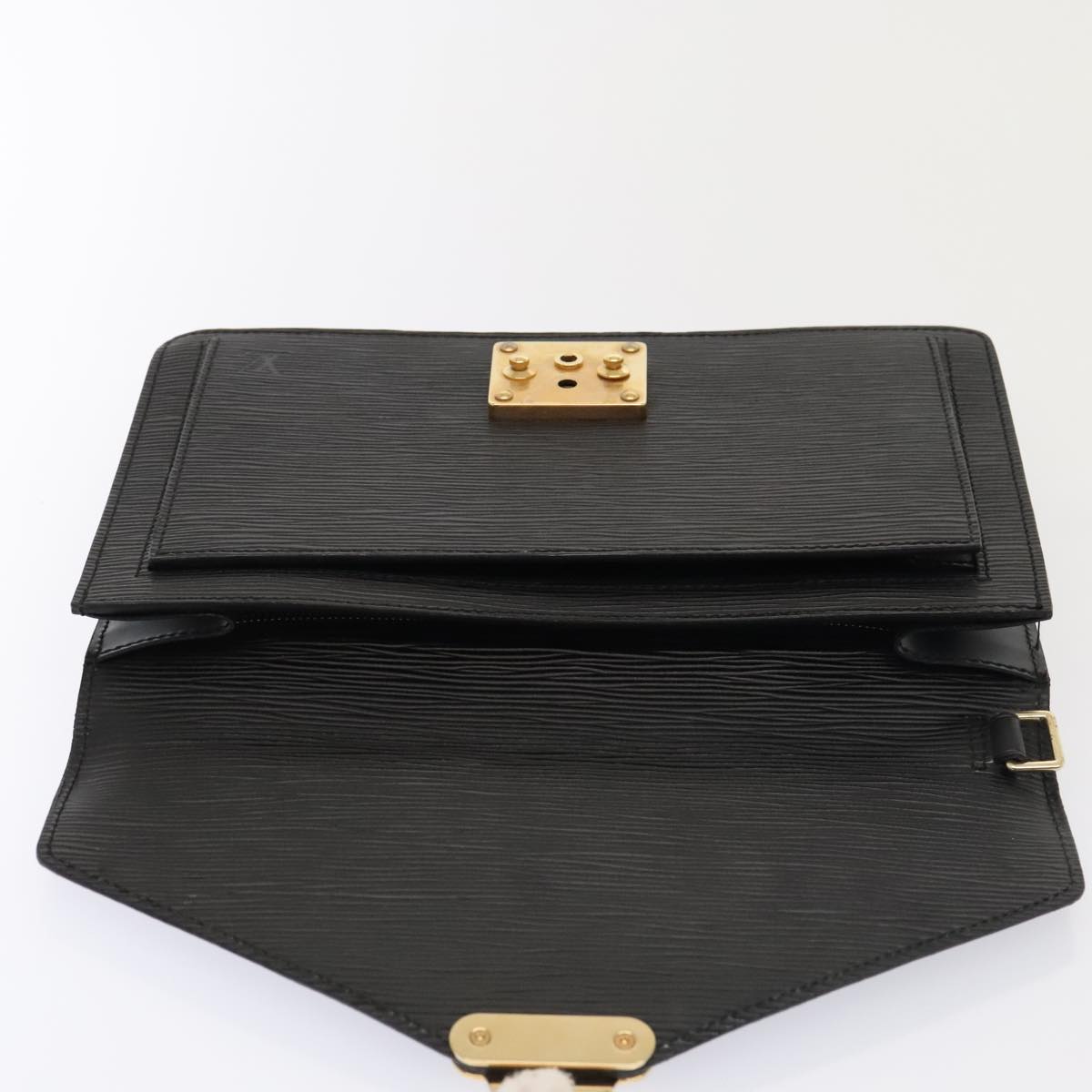 LOUIS VUITTON Epi Serie Dragonne Hand Bag Black Noir M52612 LV 88322
