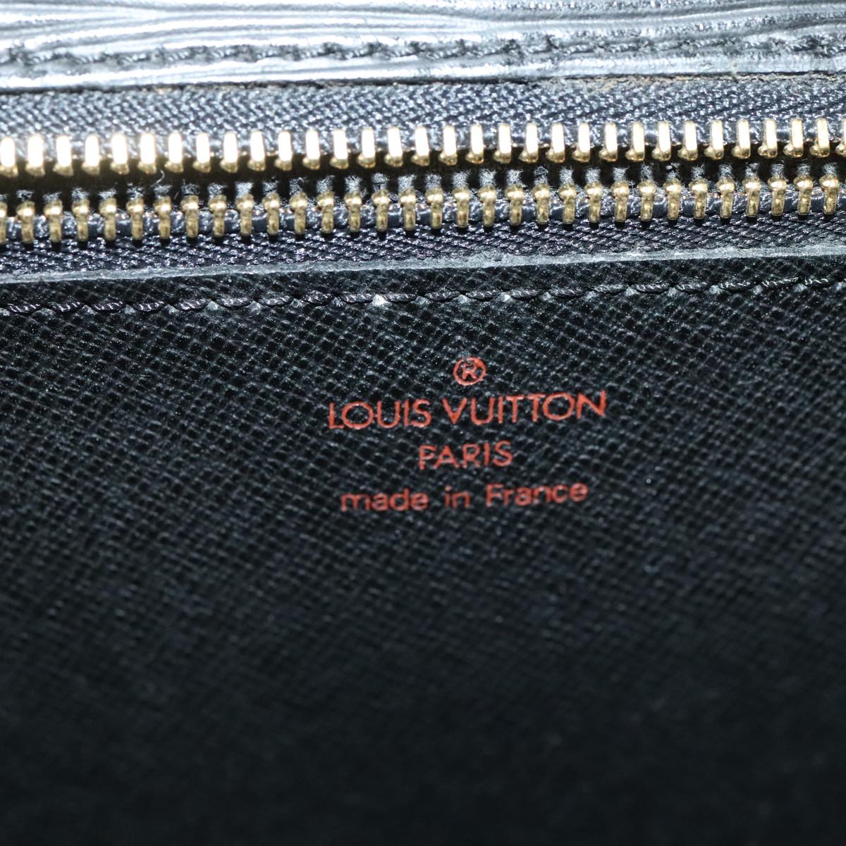 LOUIS VUITTON Epi Serie Dragonne Hand Bag Black Noir M52612 LV 88322
