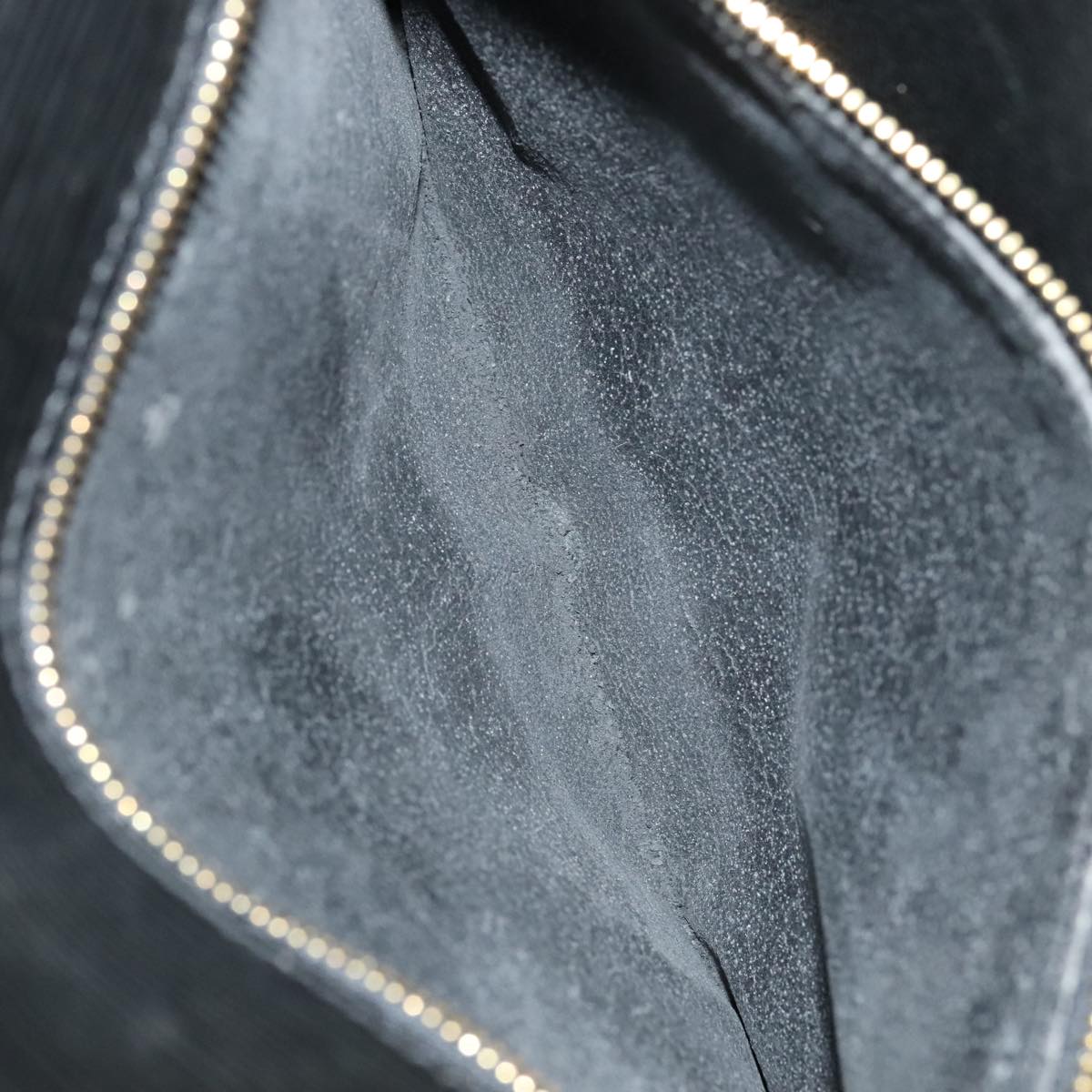 LOUIS VUITTON Epi Serie Dragonne Hand Bag Black Noir M52612 LV 88322
