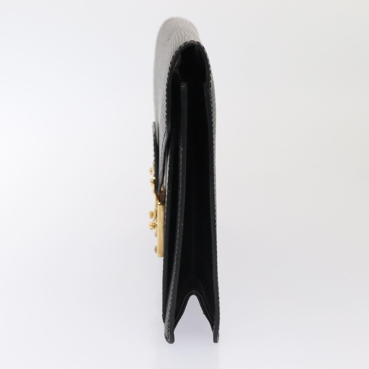 LOUIS VUITTON Epi Serie Dragonne Hand Bag Black Noir M52612 LV 88322