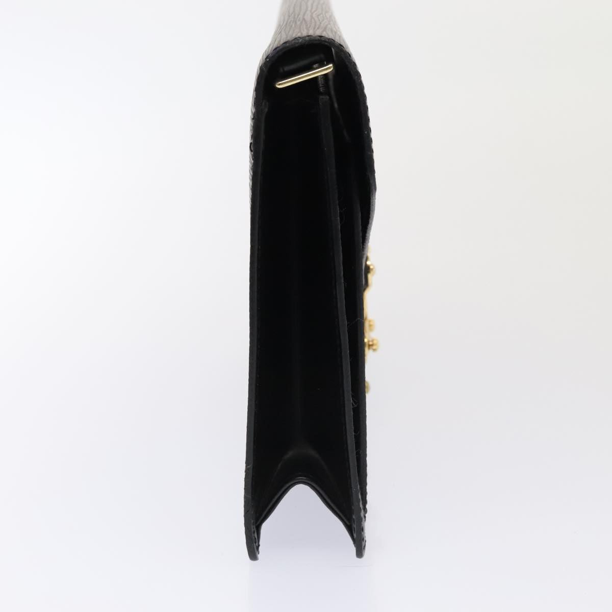 LOUIS VUITTON Epi Serie Dragonne Hand Bag Black Noir M52612 LV 88322