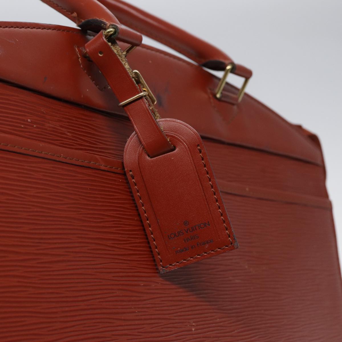 LOUIS VUITTON Epi Riviera Hand Bag Brown M48183 LV 88323
