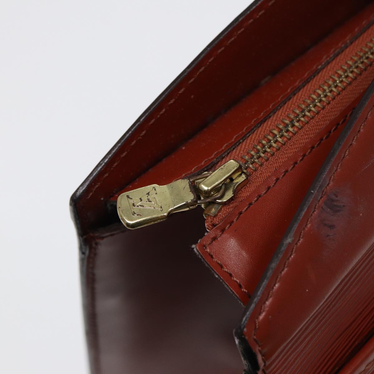 LOUIS VUITTON Epi Riviera Hand Bag Brown M48183 LV 88323