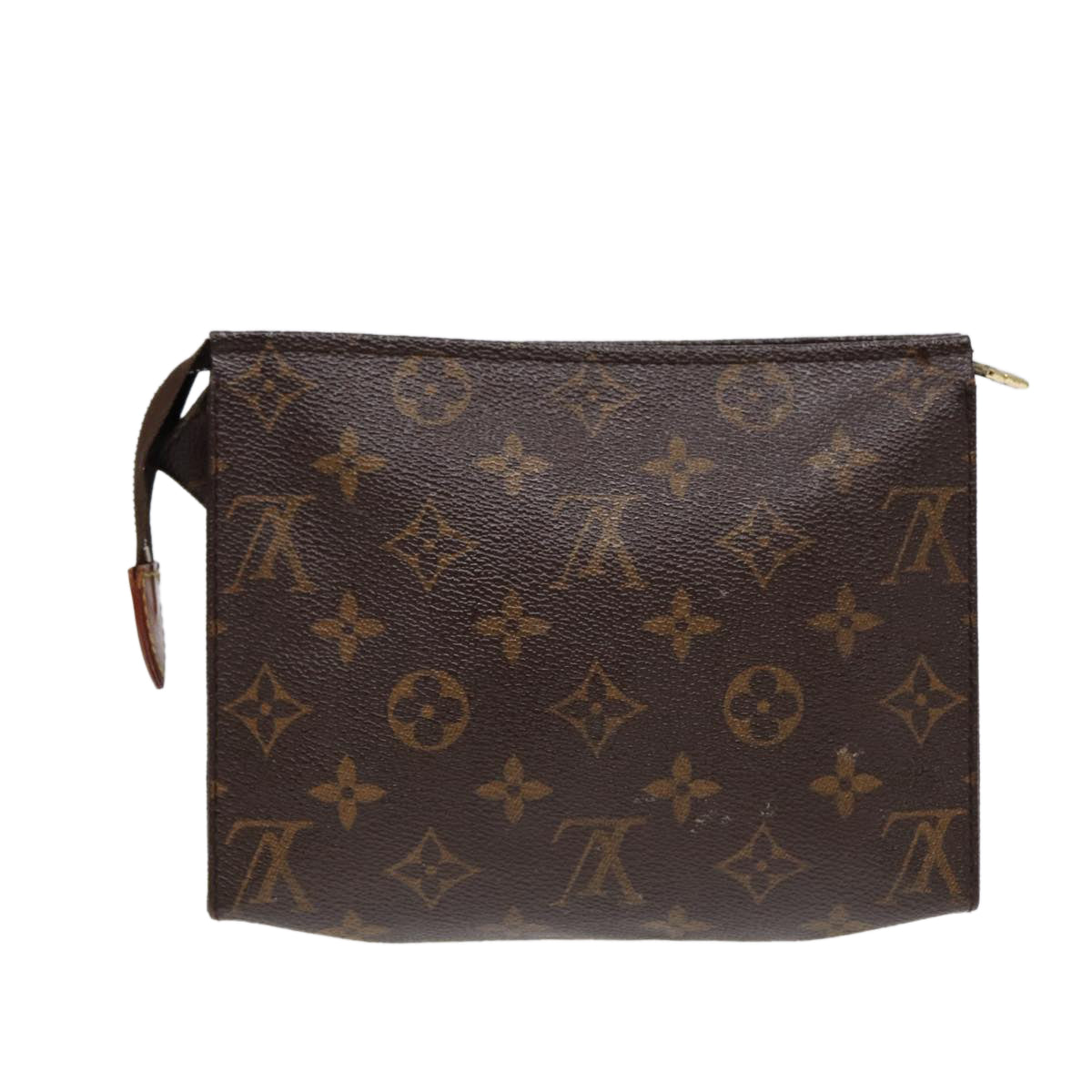 LOUIS VUITTON Monogram Poche Toilette 19 Pouch M47544 LV 88328