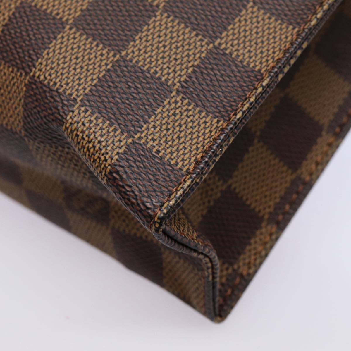 LOUIS VUITTON Damier Ebene Poche Toilette 26 Pouch N47543 LV 88332