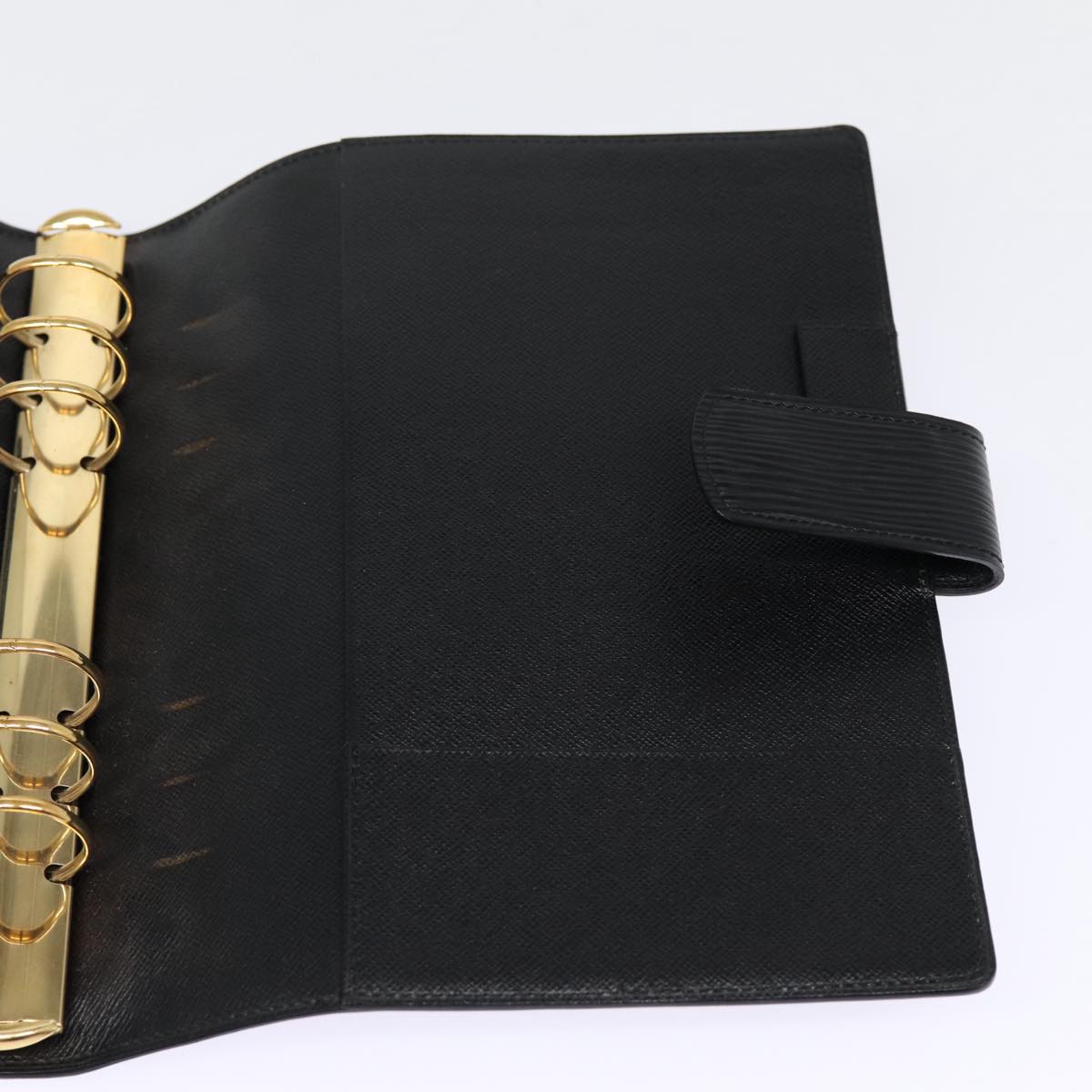 LOUIS VUITTON Epi Agenda GM Day Planner Cover Black R20212 LV 88333