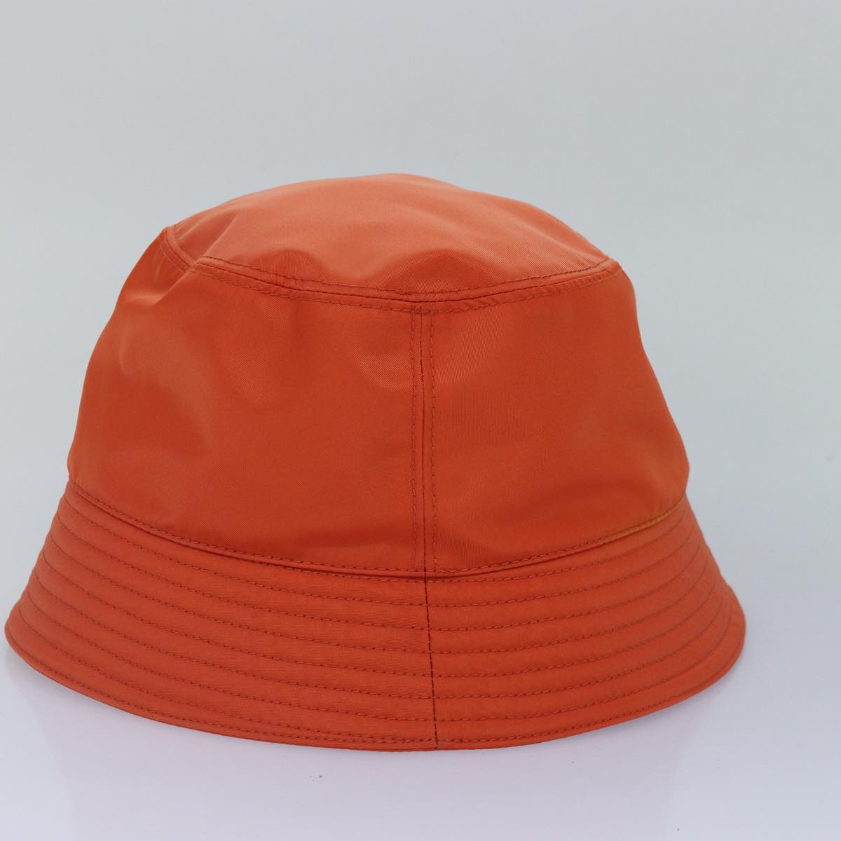 Luxury Prada Bucket Hat Nylon L Orange  88334