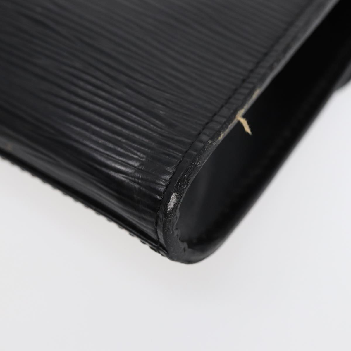 LOUIS VUITTON Epi Art Deco Clutch Bag Black M52632 LV 88337
