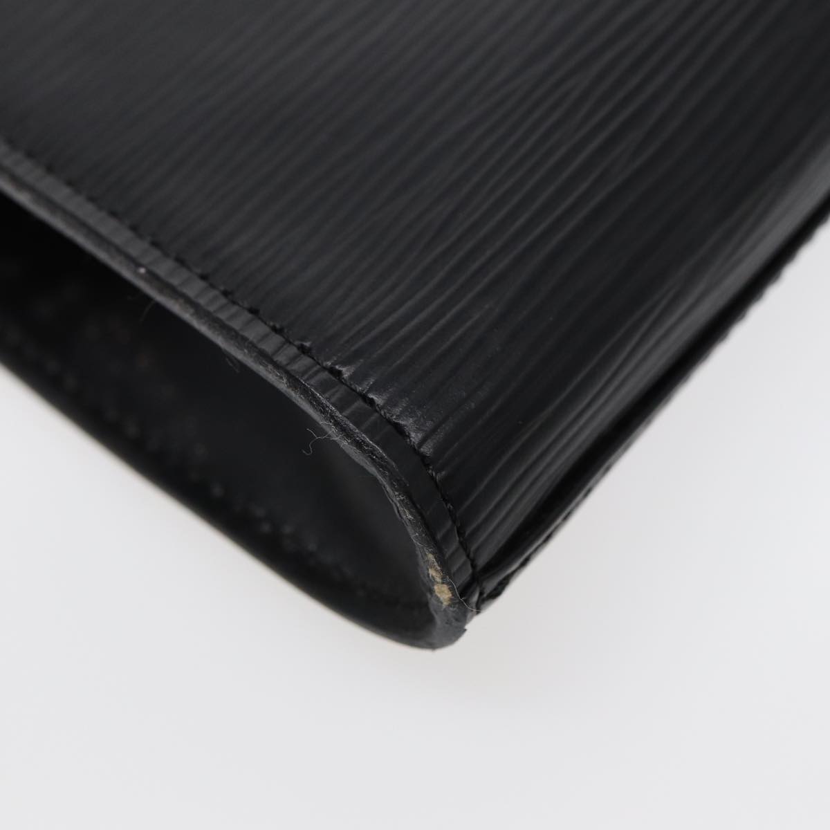 LOUIS VUITTON Epi Art Deco Clutch Bag Black M52632 LV 88337