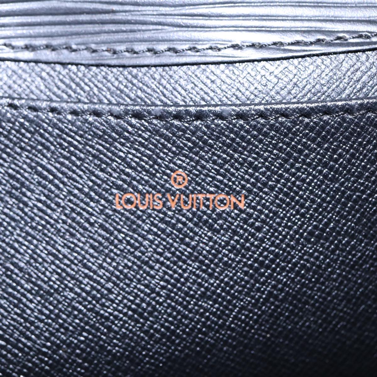 LOUIS VUITTON Epi Art Deco Clutch Bag Black M52632 LV 88337