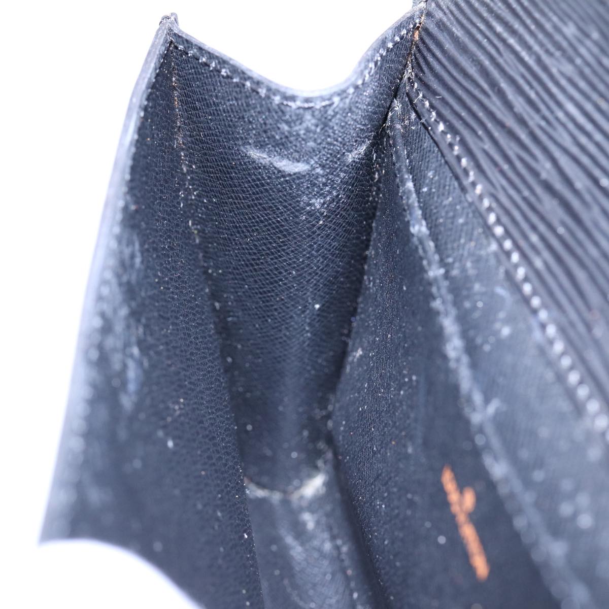 LOUIS VUITTON Epi Art Deco Clutch Bag Black M52632 LV 88337