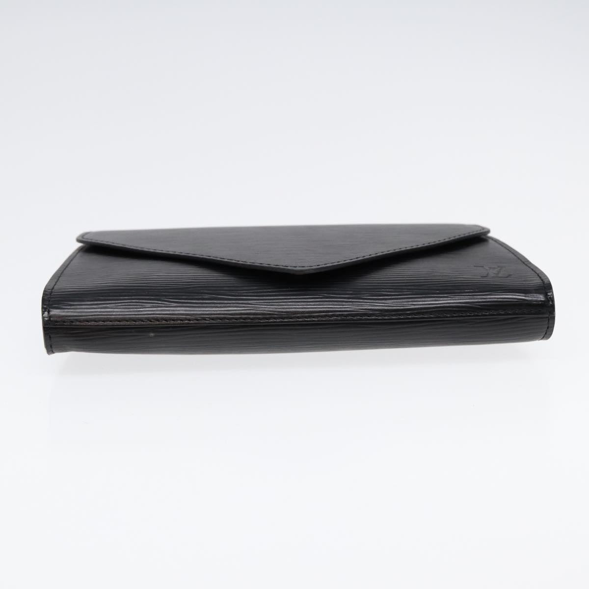 LOUIS VUITTON Epi Art Deco Clutch Bag Black M52632 LV 88337