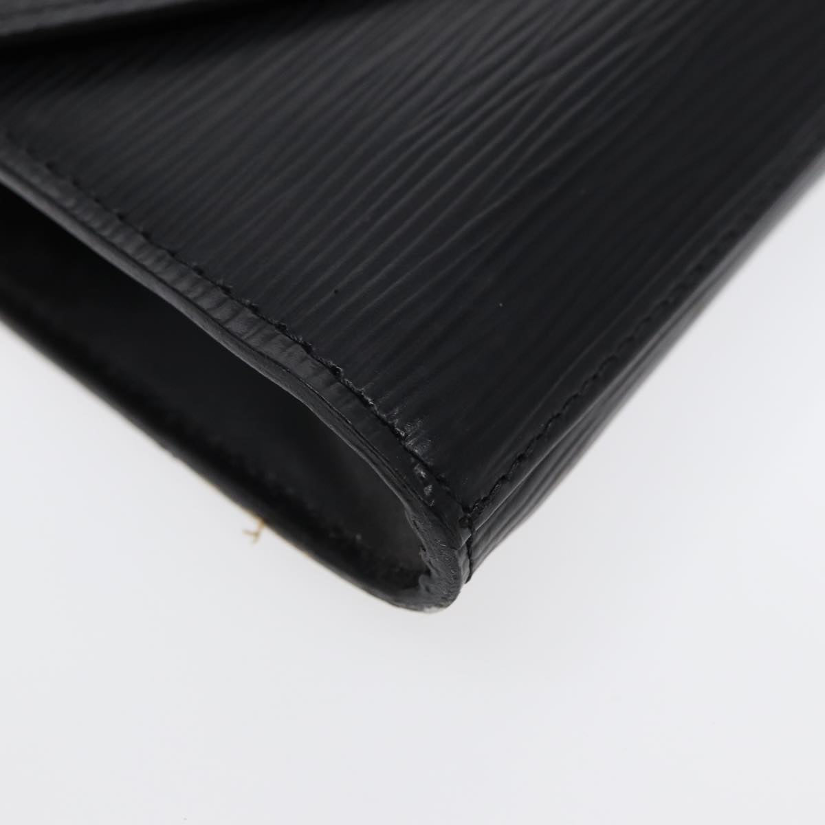 LOUIS VUITTON Epi Art Deco Clutch Bag Black M52632 LV 88337