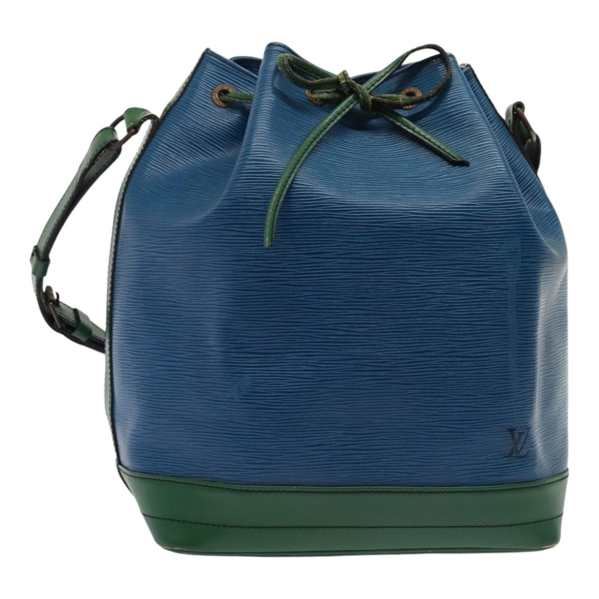 LOUIS VUITTON Epi Noe Shoulder Bag Bicolor color Green Blue M44044 LV 88338