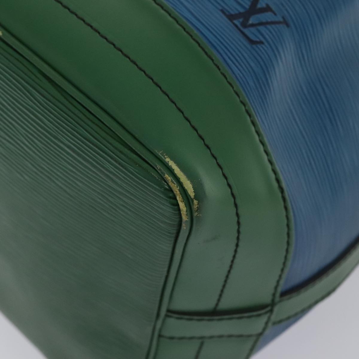 LOUIS VUITTON Epi Noe Shoulder Bag Bicolor color Green Blue M44044 LV 88338