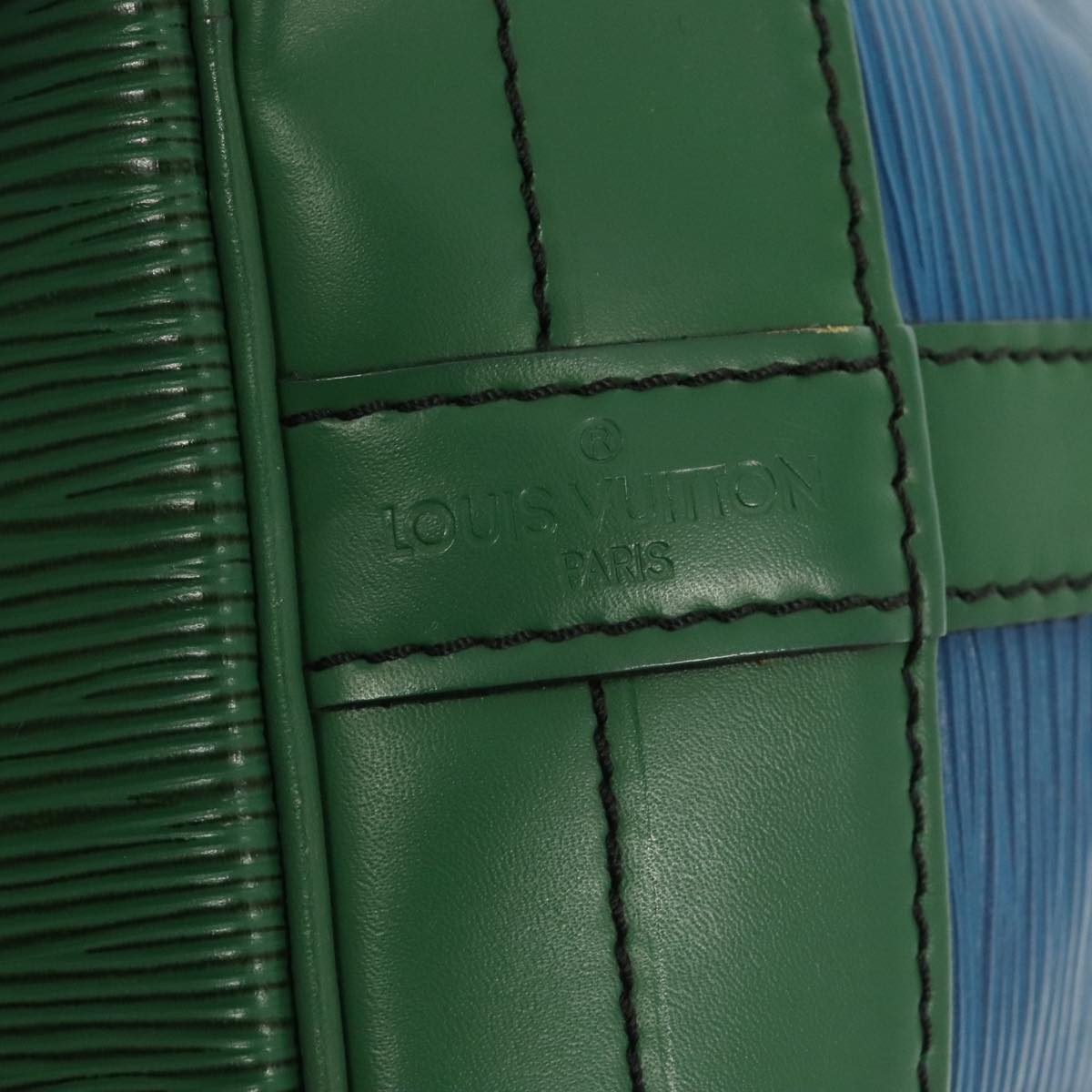 LOUIS VUITTON Epi Noe Shoulder Bag Bicolor color Green Blue M44044 LV 88338