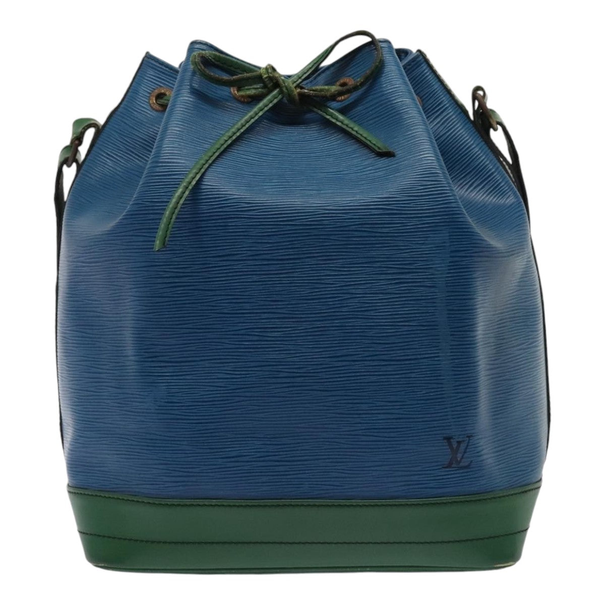 LOUIS VUITTON Epi Noe Shoulder Bag Bicolor color Green Blue M44044 LV 88338