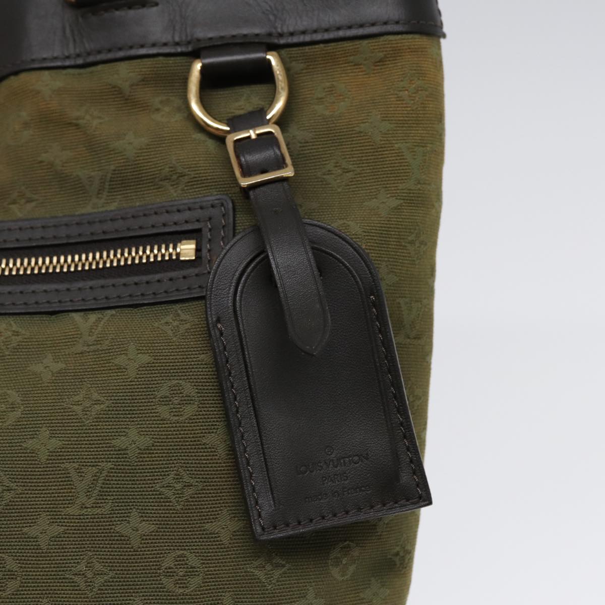 LOUIS VUITTON Monogram Mini Lucille GM Tote Bag TST Khaki M92681 LV 88349