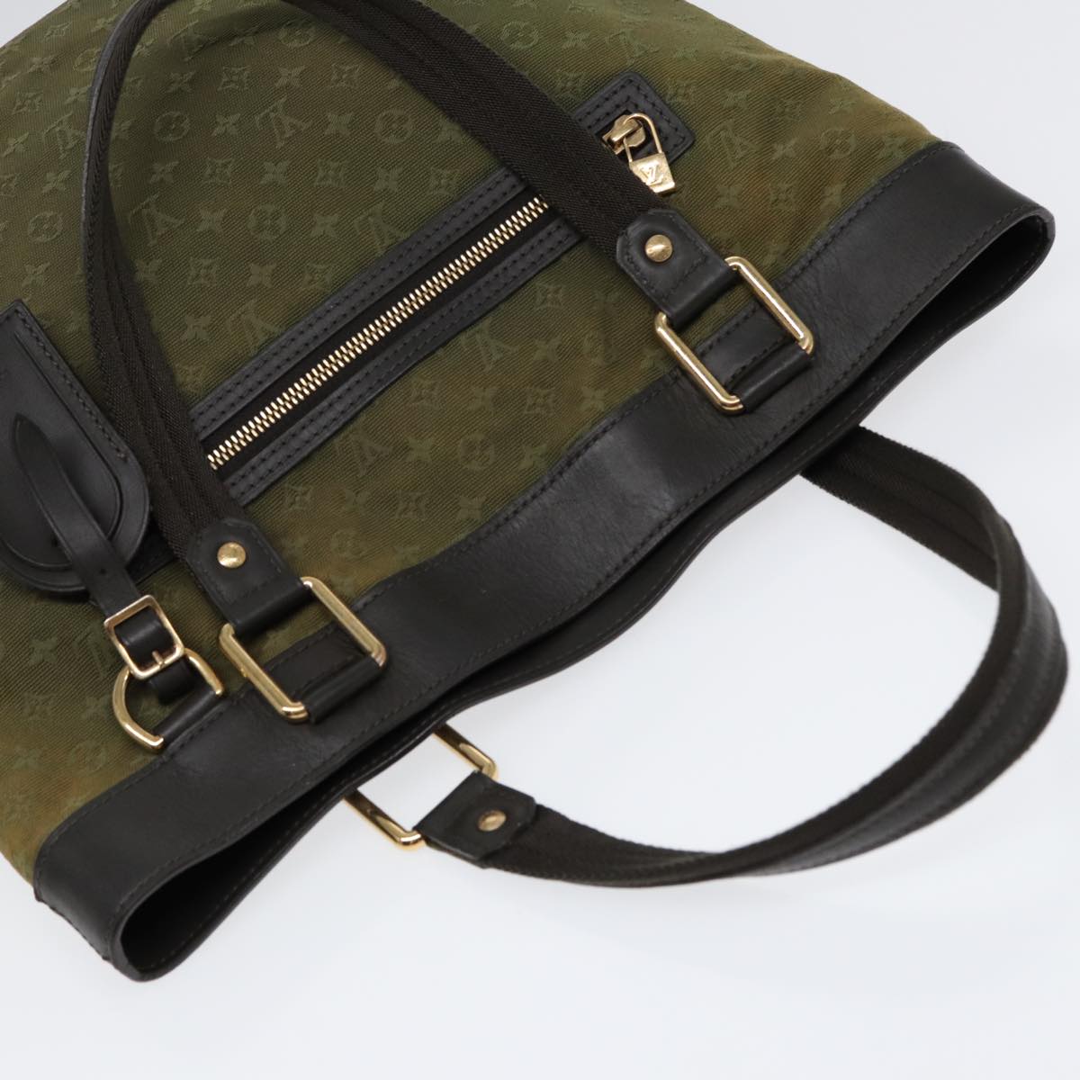 LOUIS VUITTON Monogram Mini Lucille GM Tote Bag TST Khaki M92681 LV 88349