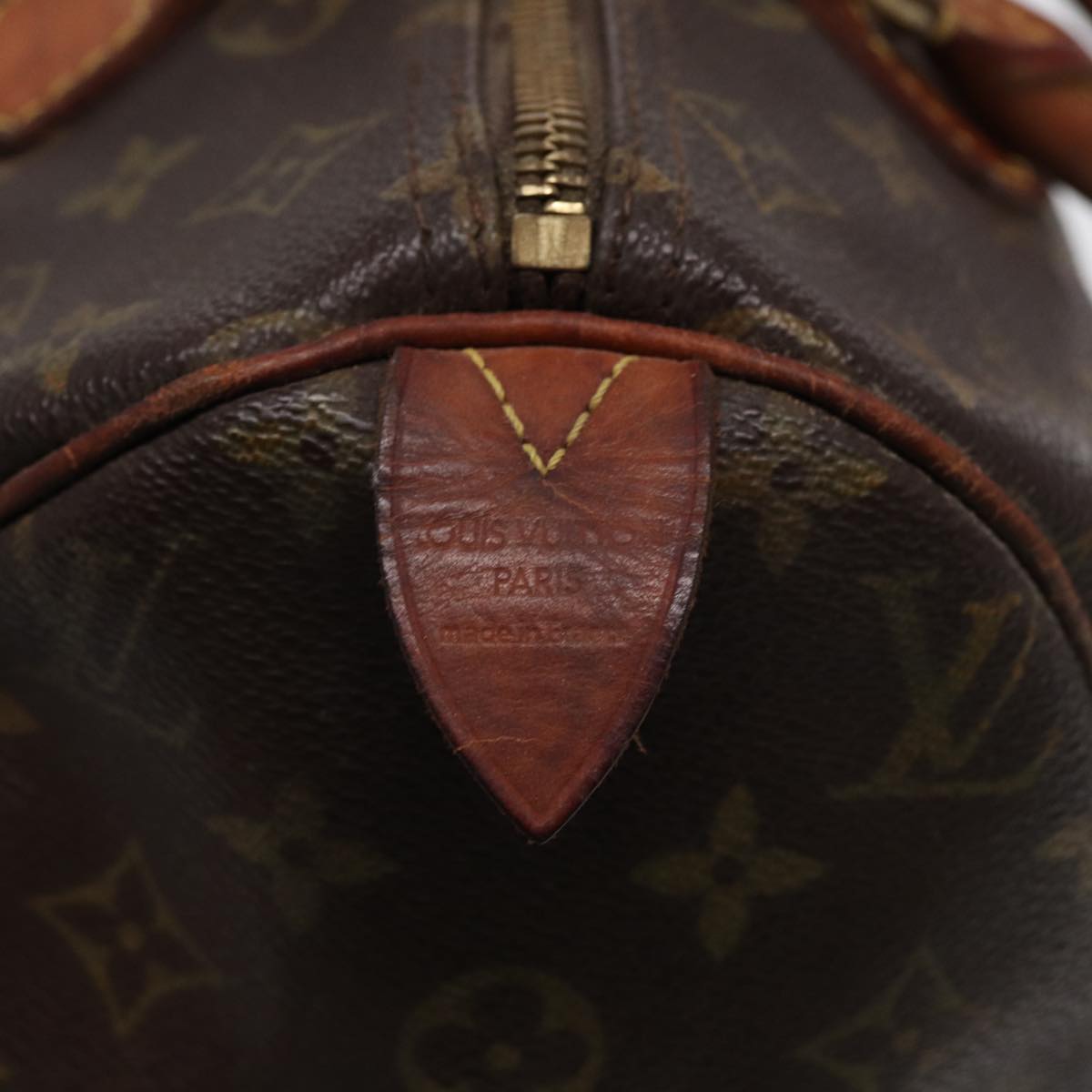 LOUIS VUITTON Monogram Speedy 30 Hand Bag M41526 LV 88354