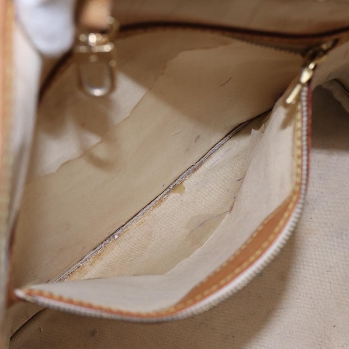 LOUIS VUITTON Damier Azur Neverfull MM Tote Bag N41605 LV 88355
