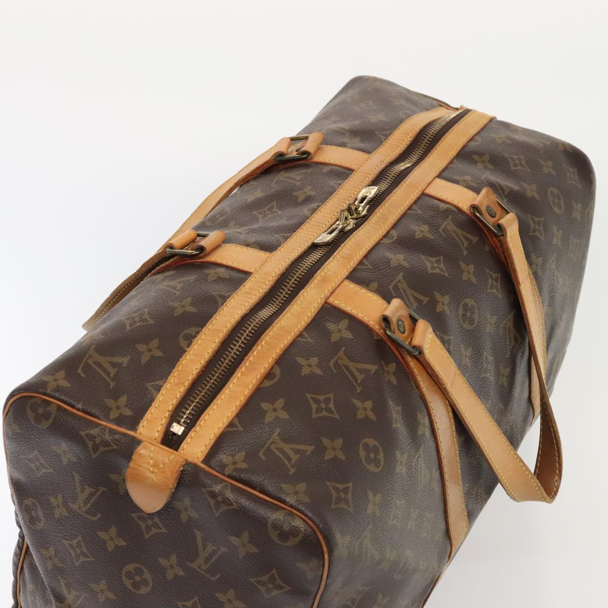 LOUIS VUITTON Monogram Sac Souple 45 Boston Bag M41624 LV 88357