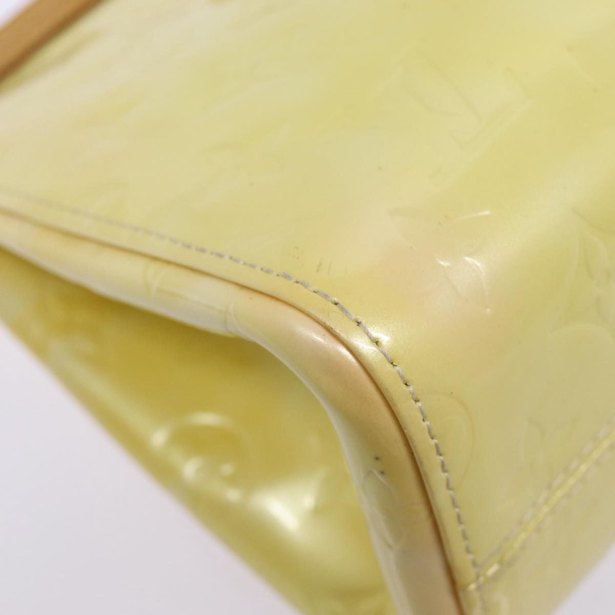 LOUIS VUITTON Monogram Vernis Roxbury Drive Hand Bag Perle M91374 LV 88360