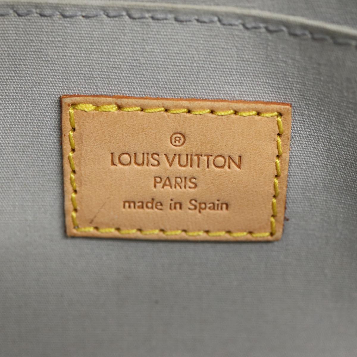 LOUIS VUITTON Monogram Vernis Roxbury Drive Hand Bag Perle M91374 LV 88360