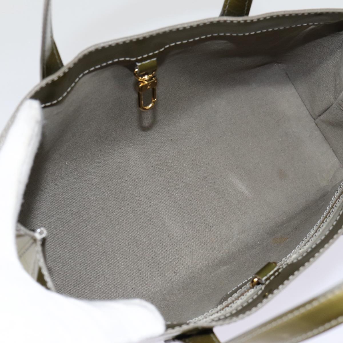 LOUIS VUITTON Monogram Vernis Wilshire PM Bag Gris Art Deco M91627 LV 88363