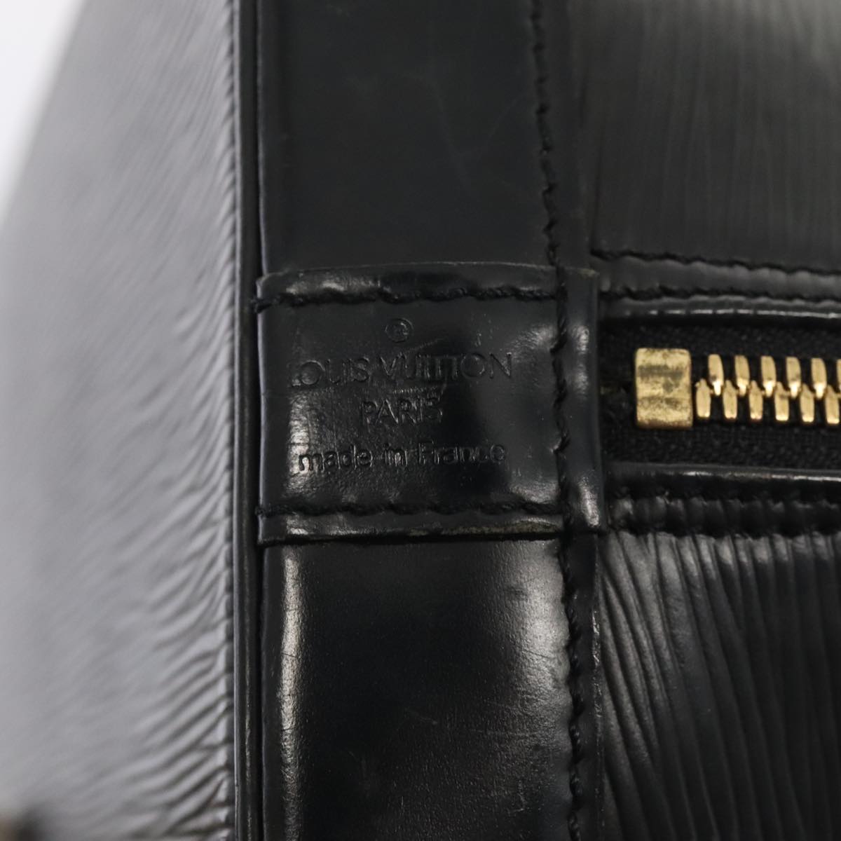 LOUIS VUITTON Epi Alma Hand Bag Black M52142 LV 88365