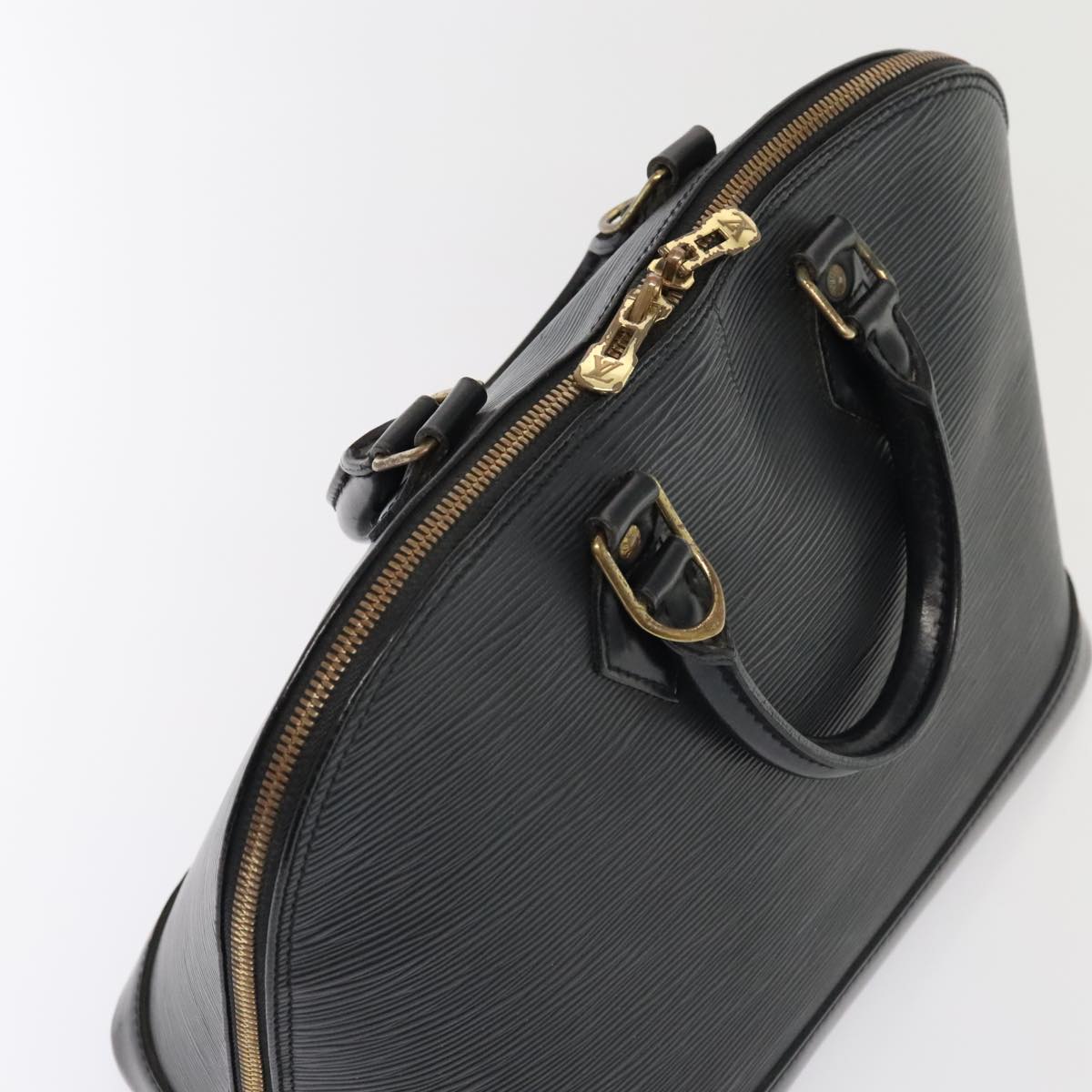 LOUIS VUITTON Epi Alma Hand Bag Black M52142 LV 88365