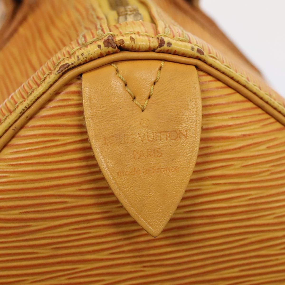 LOUIS VUITTON Epi Speedy 25 Hand Bag Tassili Yellow M43019 LV 88368