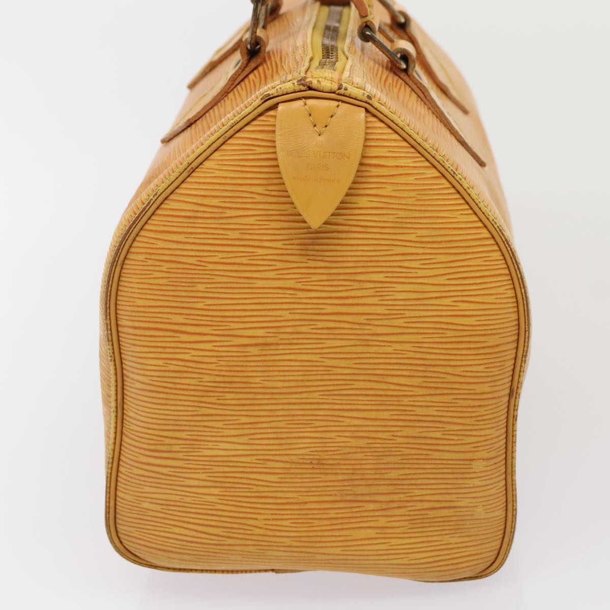LOUIS VUITTON Epi Speedy 25 Hand Bag Tassili Yellow M43019 LV 88368
