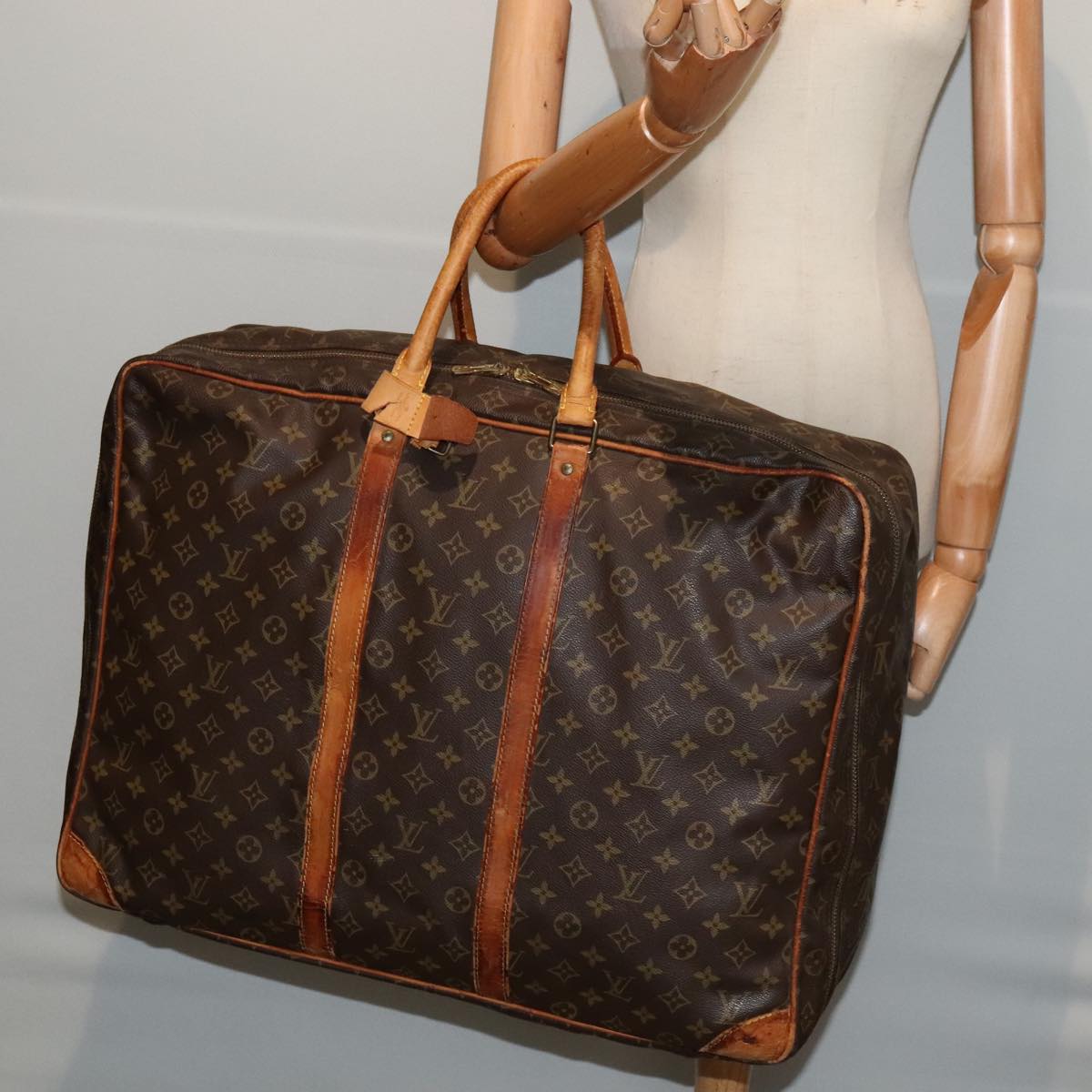 LOUIS VUITTON Monogram Sirius 50 Boston Bag M41406 LV 88372