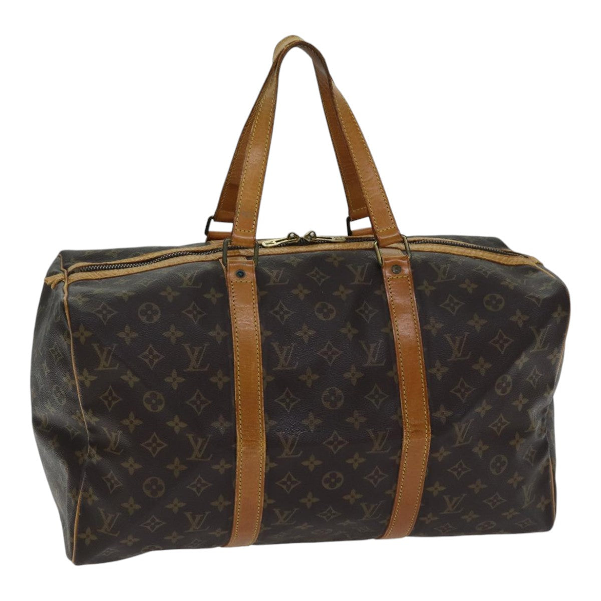 LOUIS VUITTON Monogram Sac Souple 45 Boston Bag M41624 LV 88374