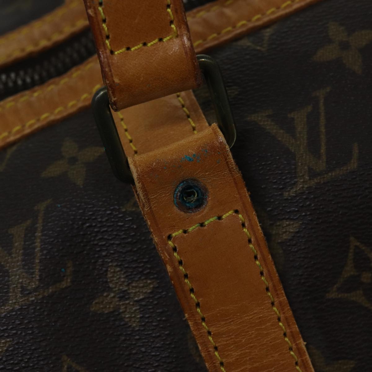 LOUIS VUITTON Monogram Sac Souple 45 Boston Bag M41624 LV 88374