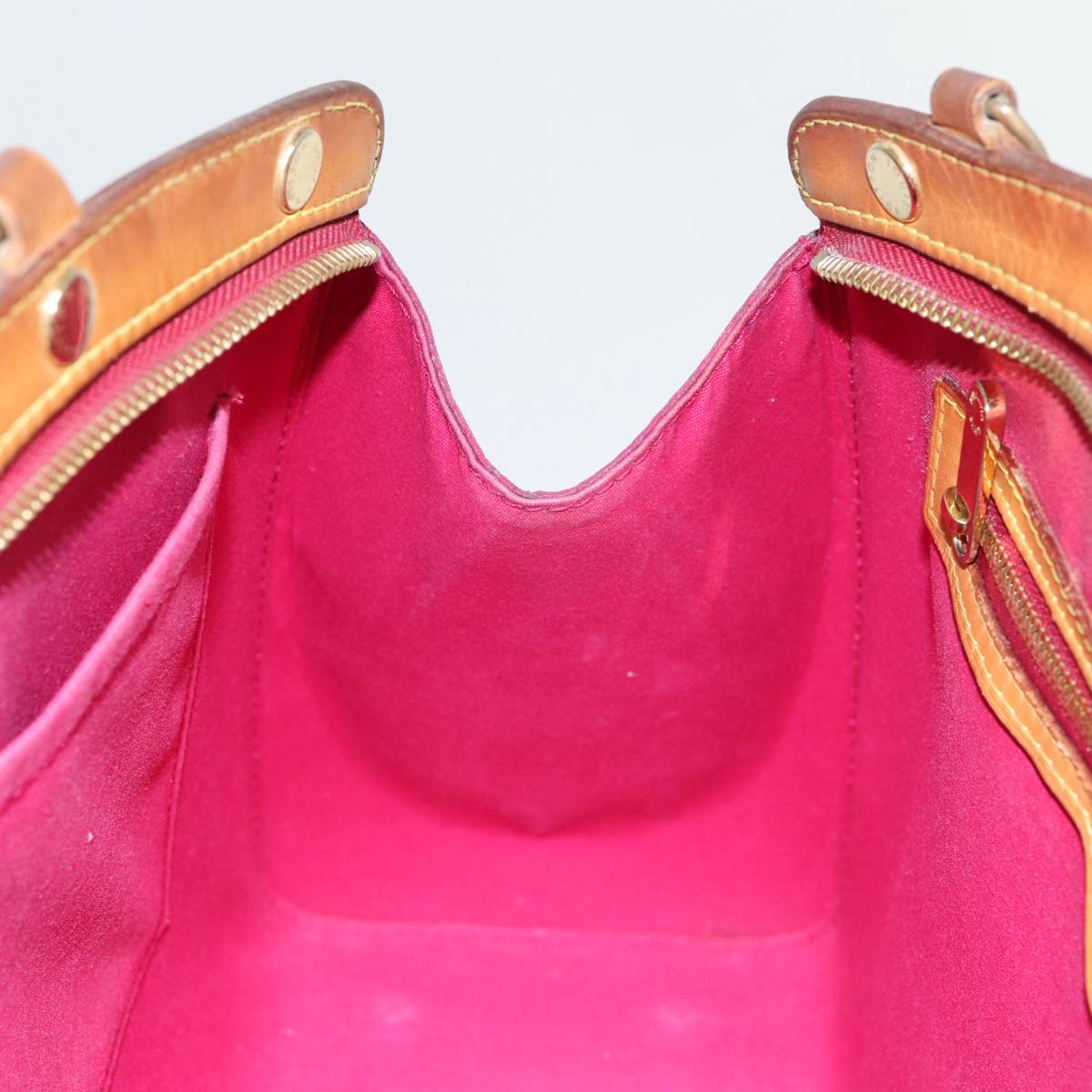 LOUIS VUITTON Vernis Blair MM Hand Bag 2way Rose Andian M91798 LV 88390
