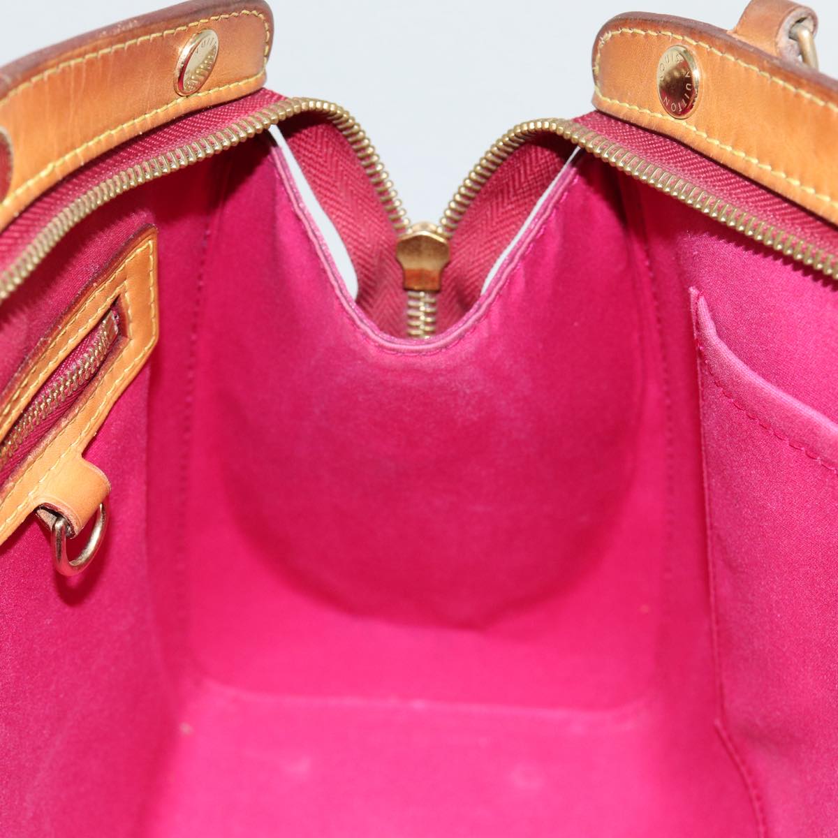 LOUIS VUITTON Vernis Blair MM Hand Bag 2way Rose Andian M91798 LV 88390