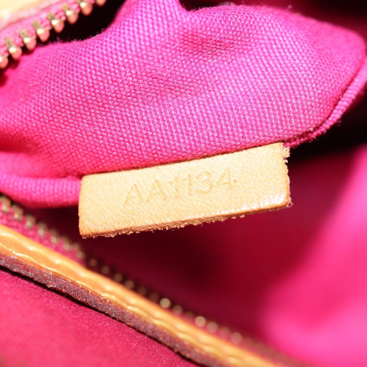 LOUIS VUITTON Vernis Blair MM Hand Bag 2way Rose Andian M91798 LV 88390