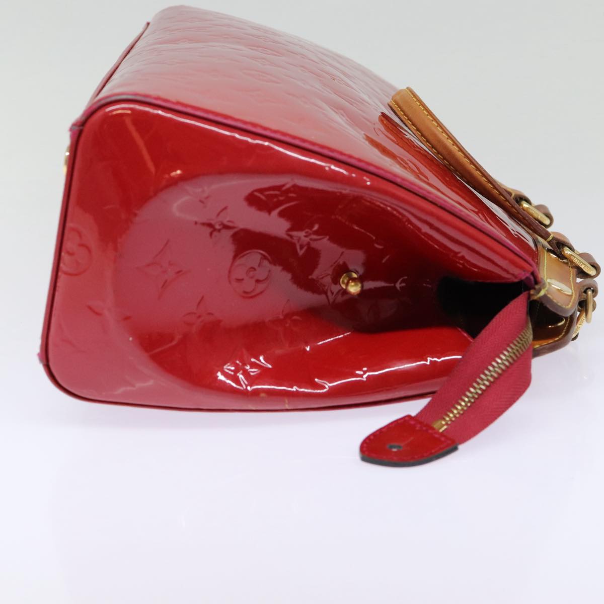 LOUIS VUITTON Vernis Blair MM Hand Bag 2way Rose Andian M91798 LV 88390