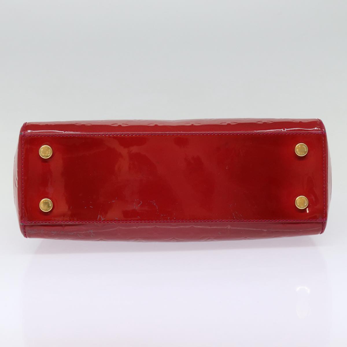 LOUIS VUITTON Vernis Blair MM Hand Bag 2way Rose Andian M91798 LV 88390