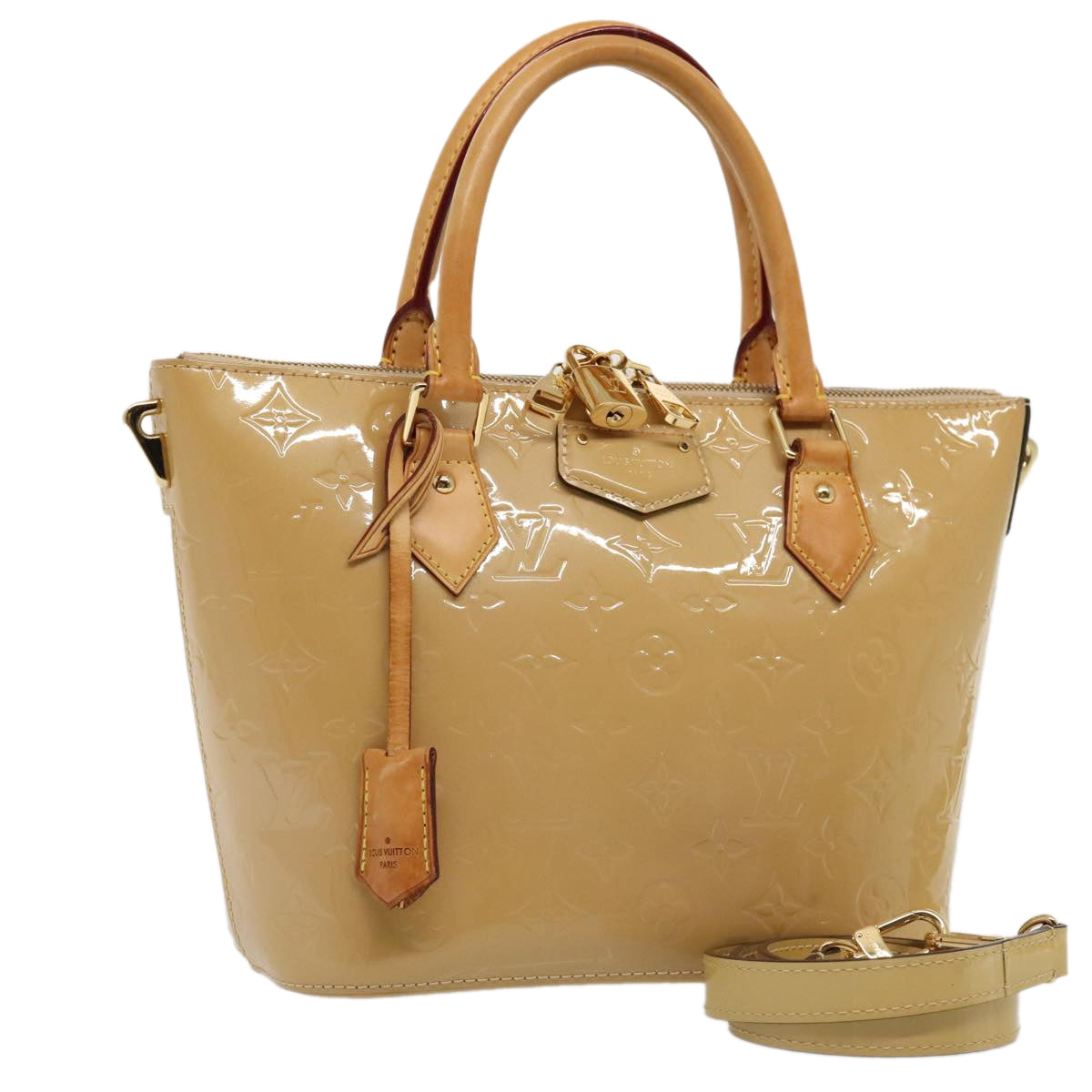 LOUIS VUITTON Vernis Montebello PM Hand Bag 2way Dunne M90167 LV 88391